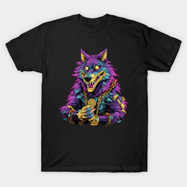 Rich Bad Wolf T-Shirt by tatadonets